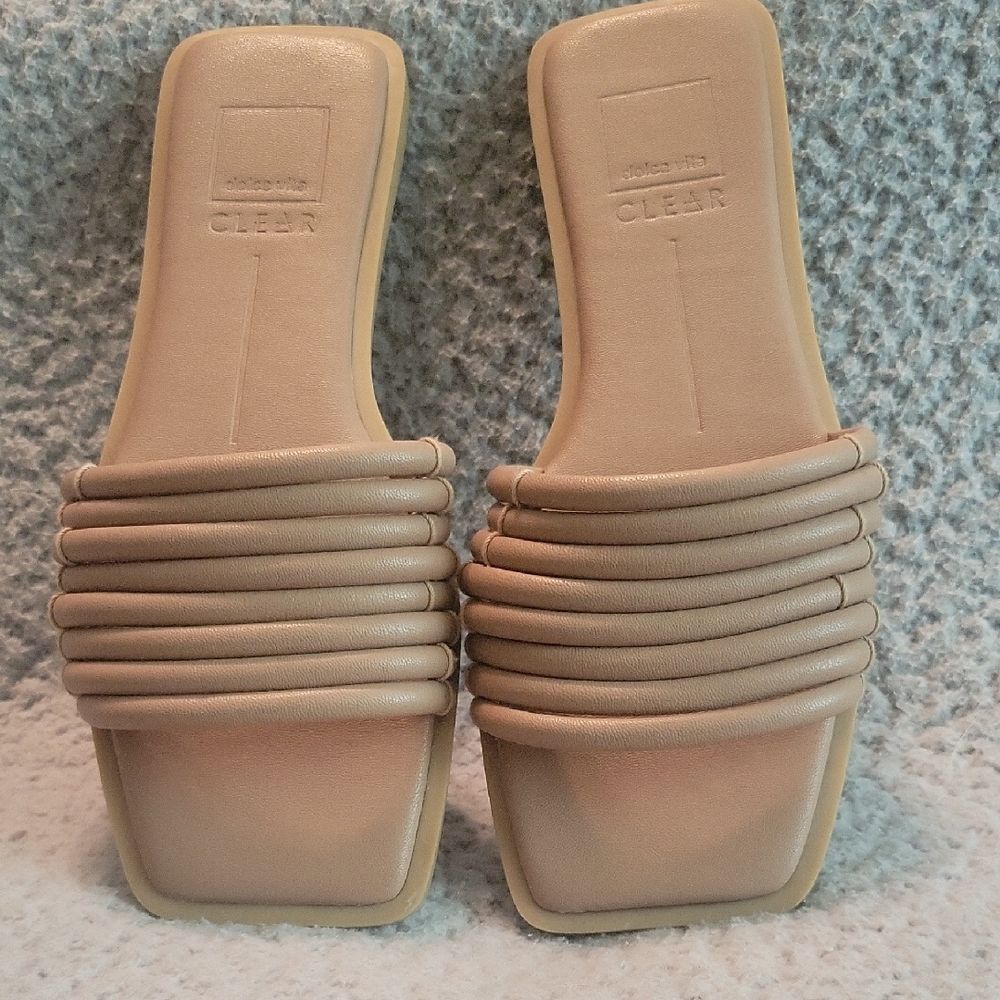 Dolce Vita Tan Slide Sandals